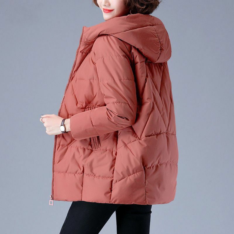 Women Winter Jacket Warm Parkas Female Thicken Coat 2022 Cotton Padded Parka Hooded Outwear Loose Women Snow Wear 4XL