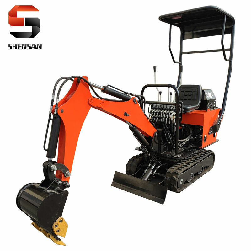 Tools mini excavators for indoor construction are easy to operate and save time and labor in narrow spaces customized