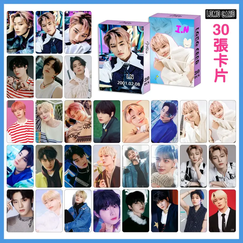 K-Pop Boy Grupo Mini Cartão, Cartão Lomo, Bangchan Felix, Han Huynjin, Cartão Lomo