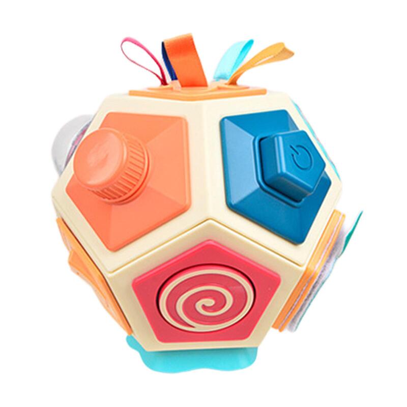 Sensorial bola ocupada para o bebê, brinquedos infantis, mão segurando, presente de aniversário