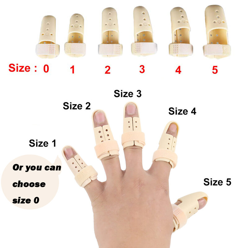 Pexmen-férula para dedos, soporte para dedos rotos, enderezar la artritis, inmovilización de nudillos, 1/2 piezas