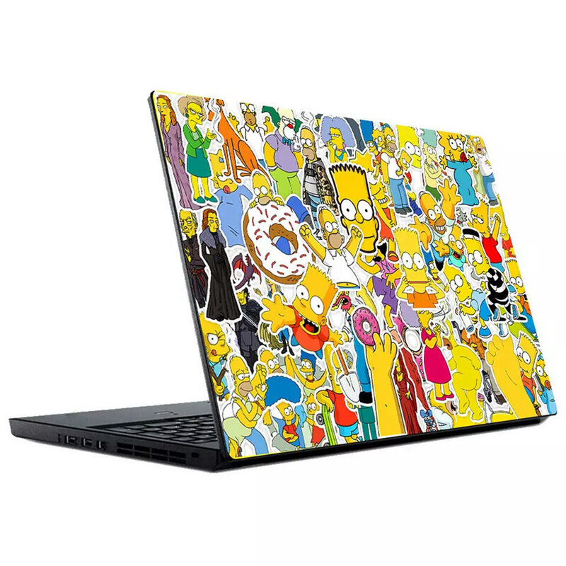 Simpson Family Cartoon Anime Comedy Adesivos, DIY, guitarra, laptop, bagagem, skate, decalques de grafite, brinquedos divertidos para crianças, 10 pcs, 30 pcs, 50pcs