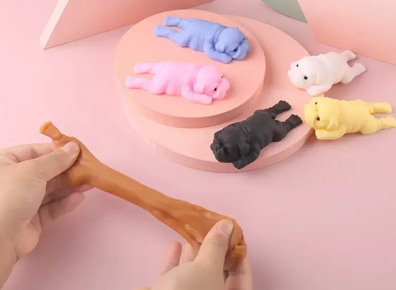 Сжимаемые собаки аниме игрушки-антистресс пазл творческая симуляция декомпрессионная игрушка Kawaii собака игрушки для снятия стресса реальные подарки