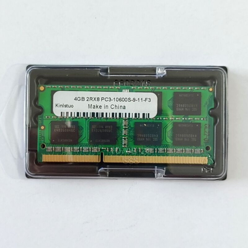 DDR3 4ギガバイトのノートパソコンのram 4ギガバイト2RX8 PC3-10600S-9-11-F3ノートブックメモリ10600 1333mhz 204pin 1.5v sodimmメモリア