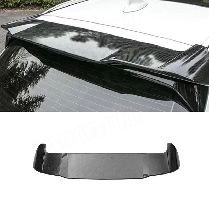 Material de fibra de carbono Spoiler do teto traseiro do carro, FRP Lip Wings para BMW X3 G01 2018-2020, acessórios auto estilo de carro