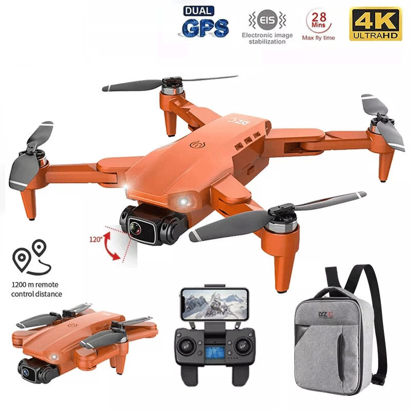 Dron L900 Pro 4K profesional, 5G, GPS, cámara HD, fotografía, Quadcopter plegable sin escobillas, distancia de 2023 KM, juguete, novedad de 1,2 dron caméra 4k dron 8k professional drones con cámara coche teleredigido