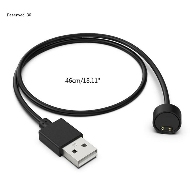 USB Charging Cable Cord Wire Portable for MiBand 5 6 7 Charging Adapter for Miband 5 6 7 Bracelet Cord