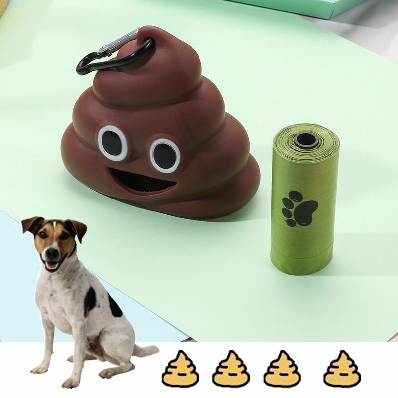 Hot Sale Newest  Portable Pet Waste Bag Dispenser Poop Bag Dogs Cat Trash Carrier Pet Bag Loader Cleaning Tool Fast Delivery