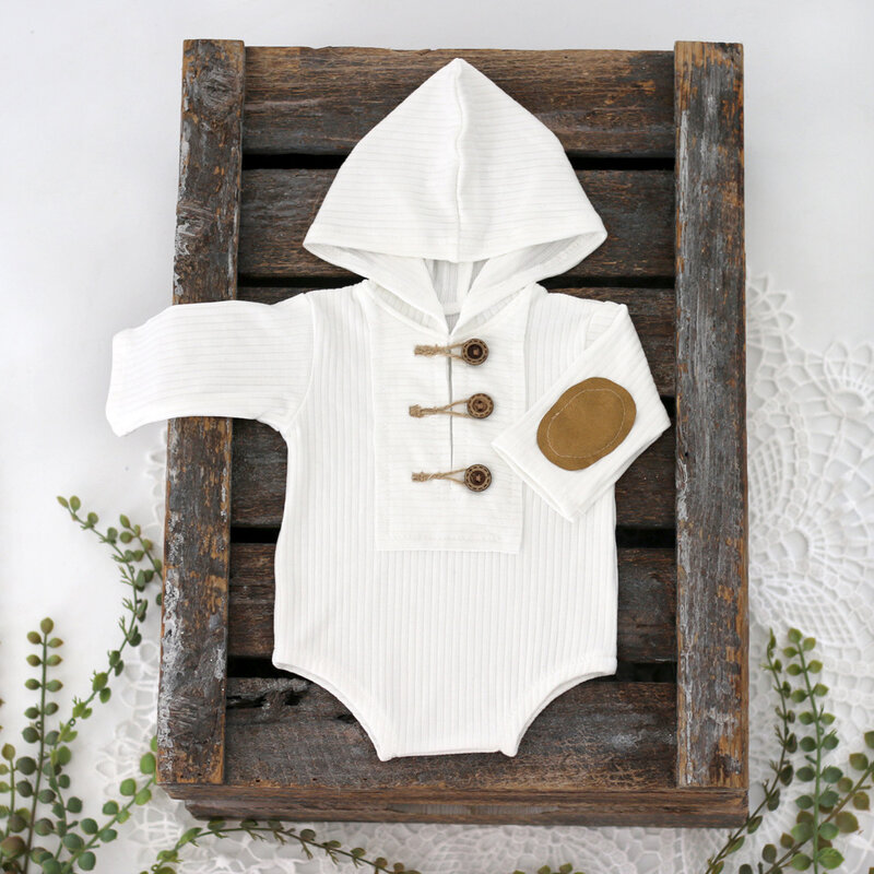 Rekwizyty fotograficzne dla noworodka ubranko dla dziecka Romper Retro mały dżentelmen akcesoria odzież do zdjęć