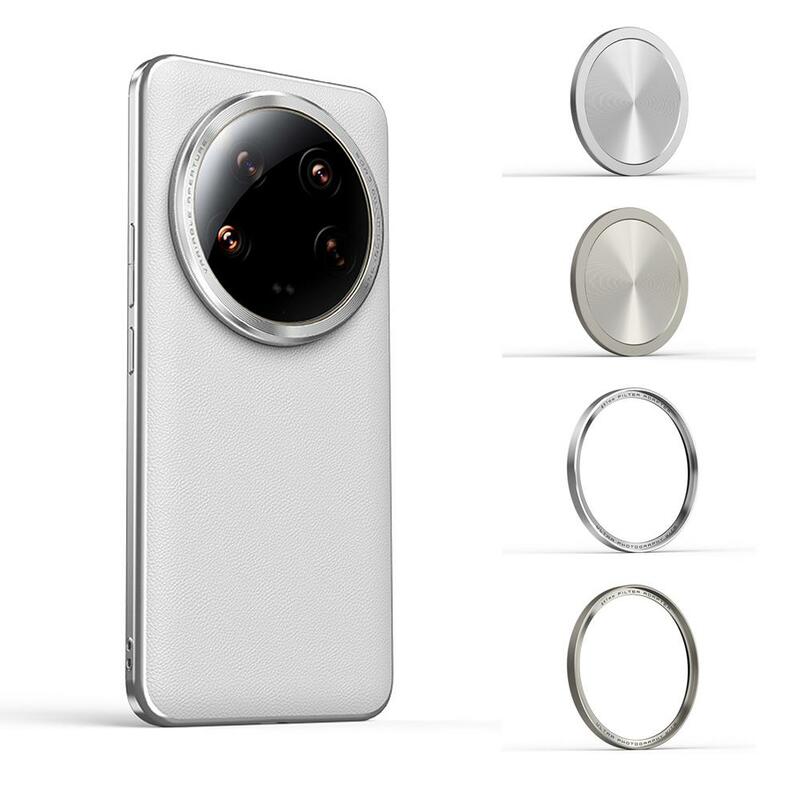Untuk xiaomi 14 penutup lensa Logam Ultra Adapter Filter Built-in bantalan karet lembut untuk Fit ketat