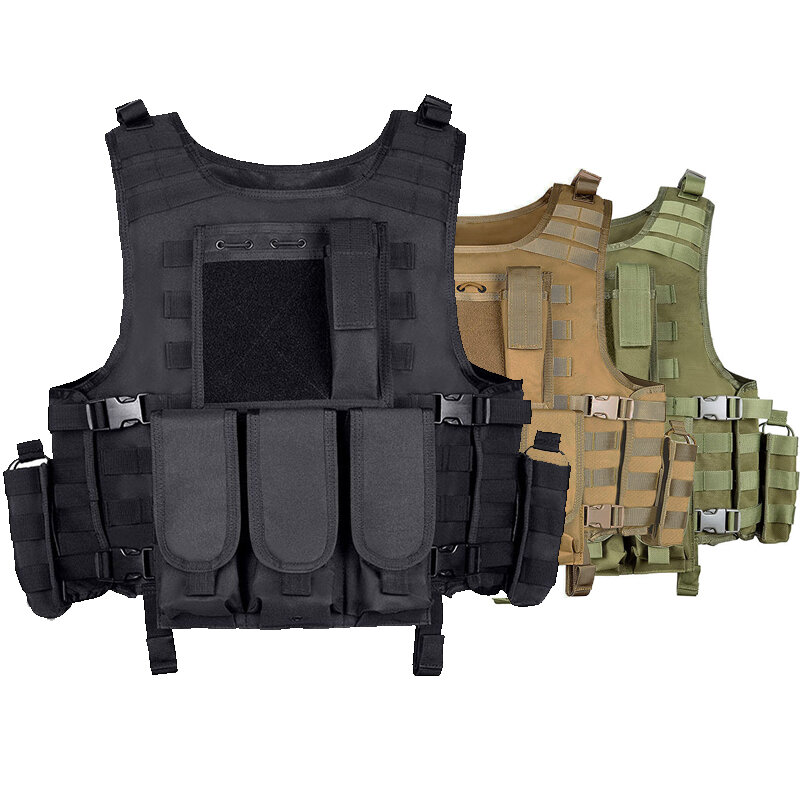 Military Body Armor Airsoft Paintball CS Outdoor Protective Lightweight Vest Tactical Buckle Vest Men Hunting Clothes