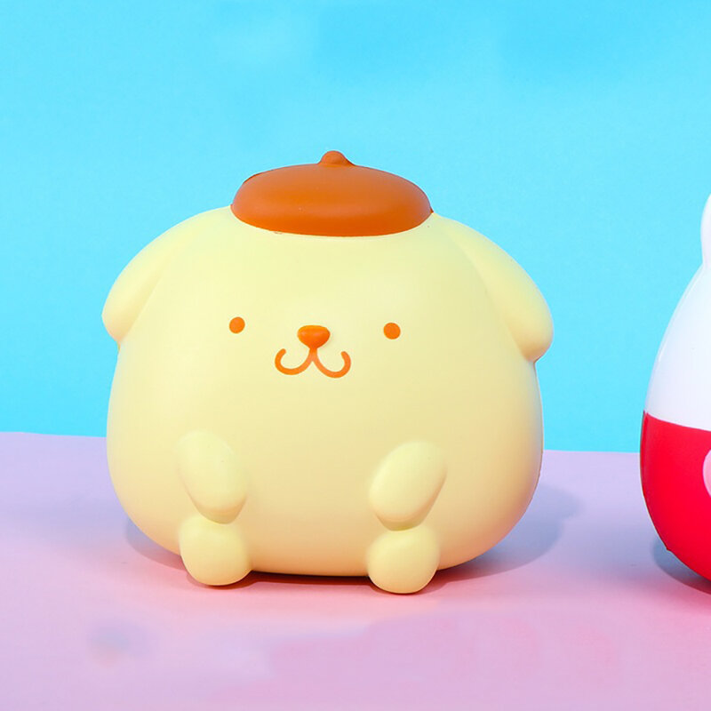 Relief ลดความเครียดตุ๊กตาหนานุ่ม Hello Kitty Sanrio Kuromi Cinnamoroll สำหรับเด็ก