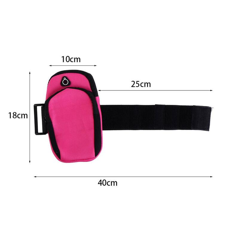 Tasca per la corsa borsa da braccio Mobile borsa da braccio da corsa borsa da braccio per Fitness borsa da braccio regolabile per portafoglio da corsa borsa da polso borsa da Fitness
