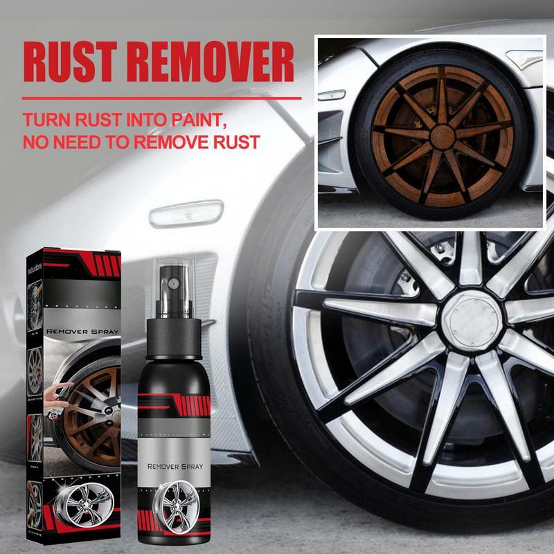 Rust Remover For Metal Iron Remover Car Detailing Safe Rust Remover Spray Fast Acting Wheel Hub Renewal Agent Rust Converter For