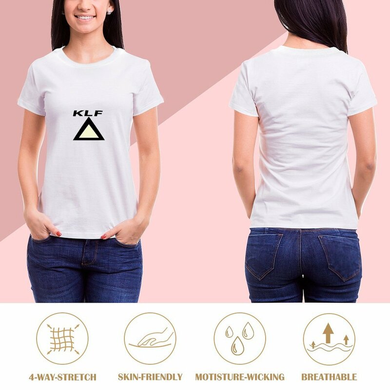 KLF , KLF CLSSIC t-shirt estetyczne ubrania nadruk zwierzęta koszula dla dziewczynek śmieszne obcisłe koszule dla kobiet