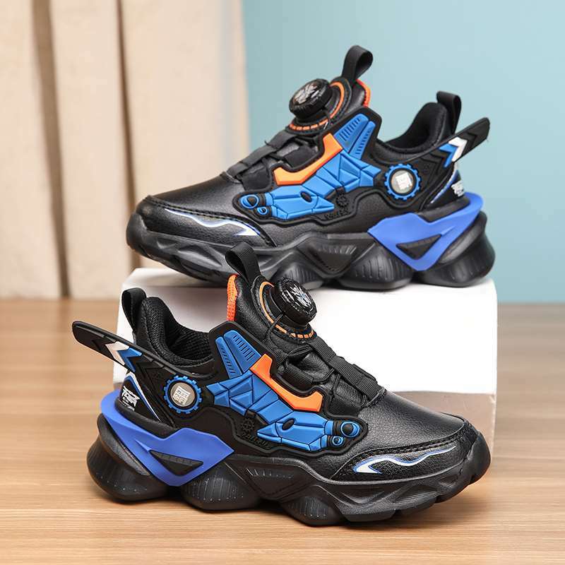Zapatos informales para niños y niñas, zapatillas deportivas antideslizantes con dibujos animados, calzado escolar, Size30-39
