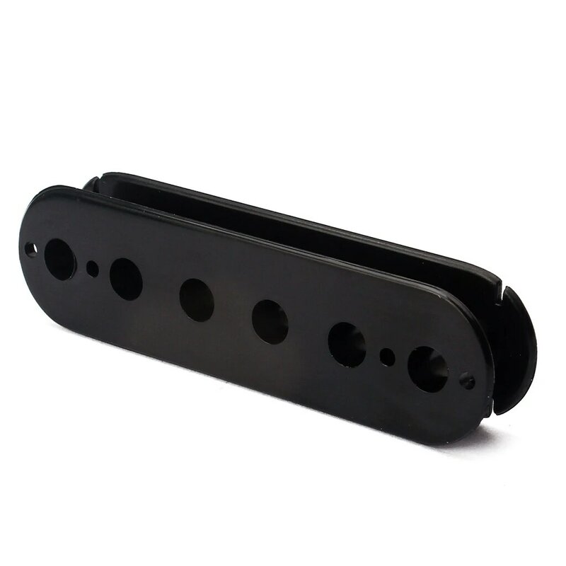 Black Plastic Humbucker Pickup Bobbin, Guitar Screw Side para Pickup, Acessórios de guitarra, 50mm, 10Pcs