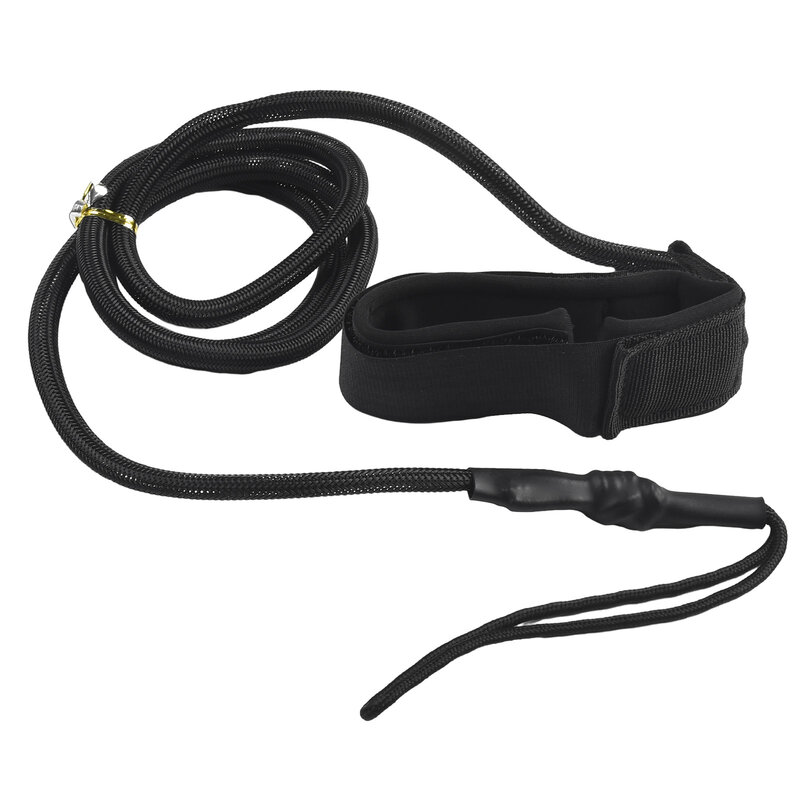 Durable New Rope Surfboard Leash Leash Black Professional Safetys Line Commonly Surf Leash Surfboard Paddle Leash