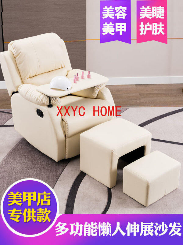 Multi-funcional elétrica Nail Beauty cadeira, cílios reclináveis