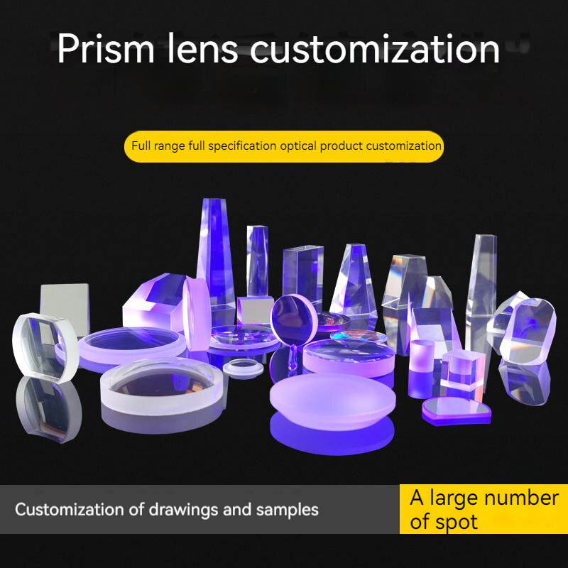 1 buah lensa optik atau sampel prisma akan dikirim acak, dan desain dan pemrosesan lensa optik profesional