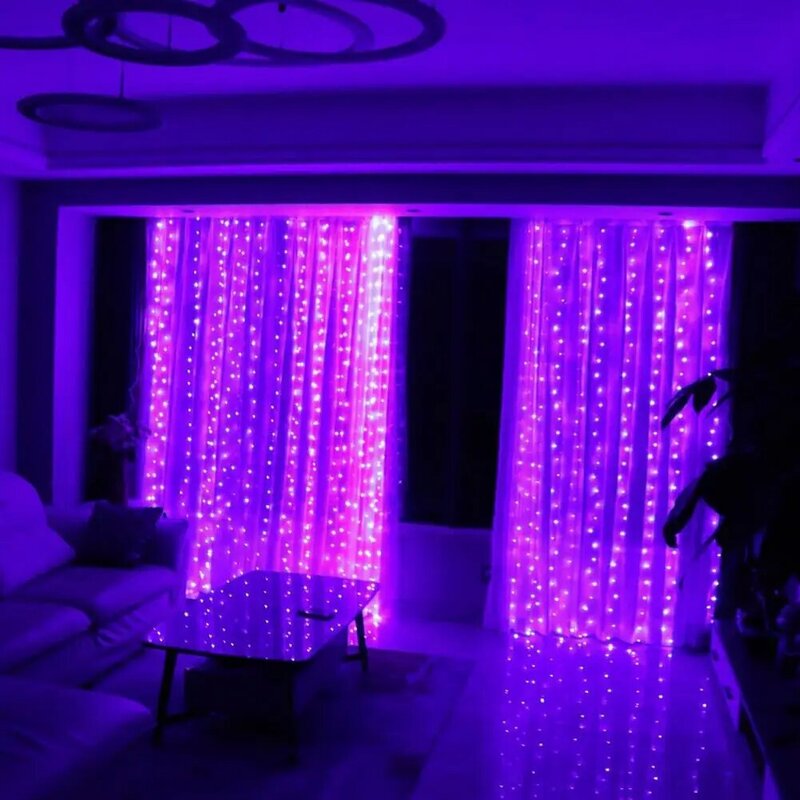 Fairy Light Curtain for Home Decor Remote Controlled Led Curtain Lights for Bedroom Outdoor Decor Fairy Lights for Weddings