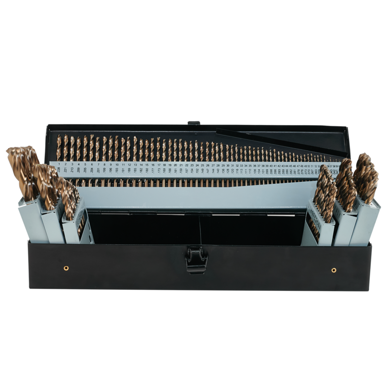 115pcs Twists Drill Bit Set with Metal Storage Box Multi-functional Power Tool Accessories, Combination Kit for Woodworking