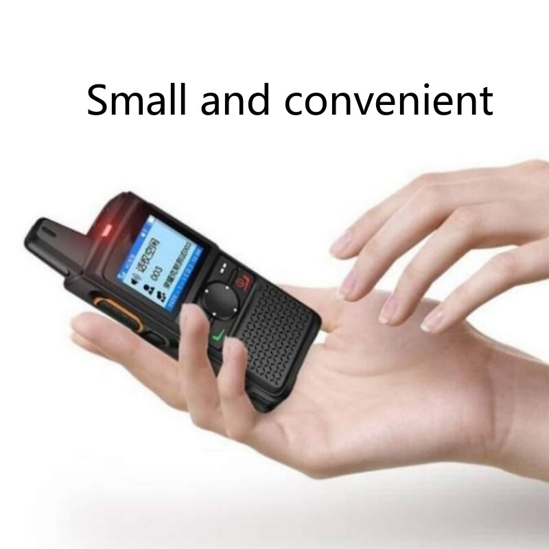 Radio PoC kartu Sim pintar, Walkie Talkie 4G LTE jaringan 100KM komunikasi dua arah