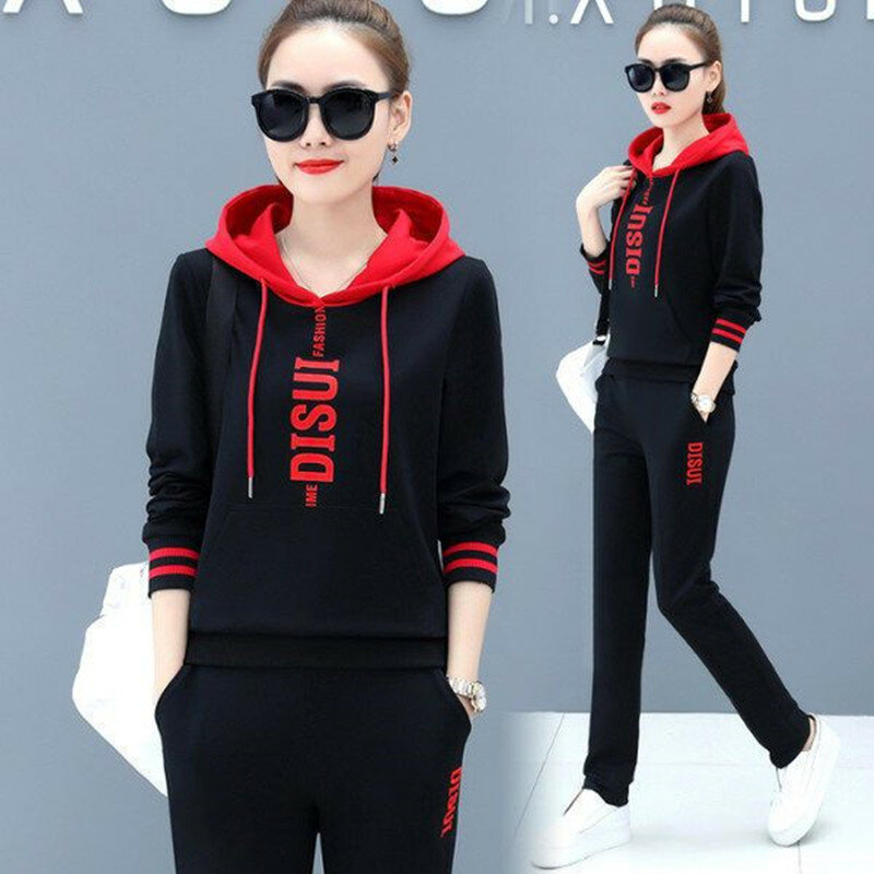 2024 Spring and Autumn Korean Edition New Women's Set Large Leisure Sports Set Age Reducing Temperament Two Piece Set