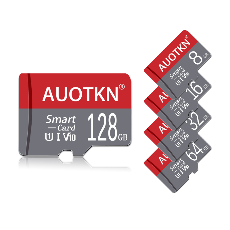 High Speed Flash Memory Card, Mini SD Card, TF Card, Classe 10, 32GB, 64GB, 128GB, 256GB, Adaptador Presente