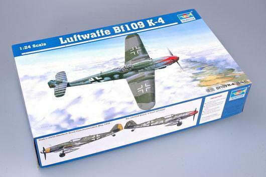 트럼펫 Bf-109 K-4 모델 키트, 02418 1/24, Luftwaffe
