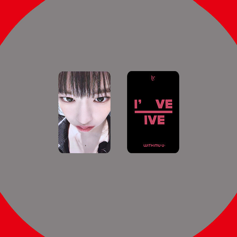 Kpop IVE kartu foto Album baru kartu foto GAEUL yukin Album foto kartu Lomo kecil untuk koleksi penggemar kartu foto 6 buah/set