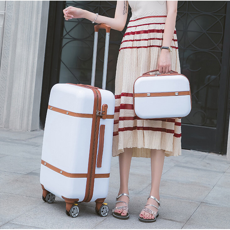 Винтажные чемоданы для мамы и дочки, 20 дюймов