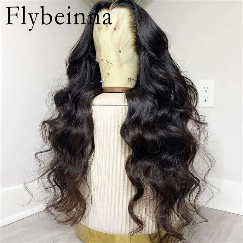 Body Wave Brazilian Human Hair Wig Long Wavy Unprocessed Hair HD Lace Wig 13x6 Human Hair Wigs Glueless Preplucked Human Wigs