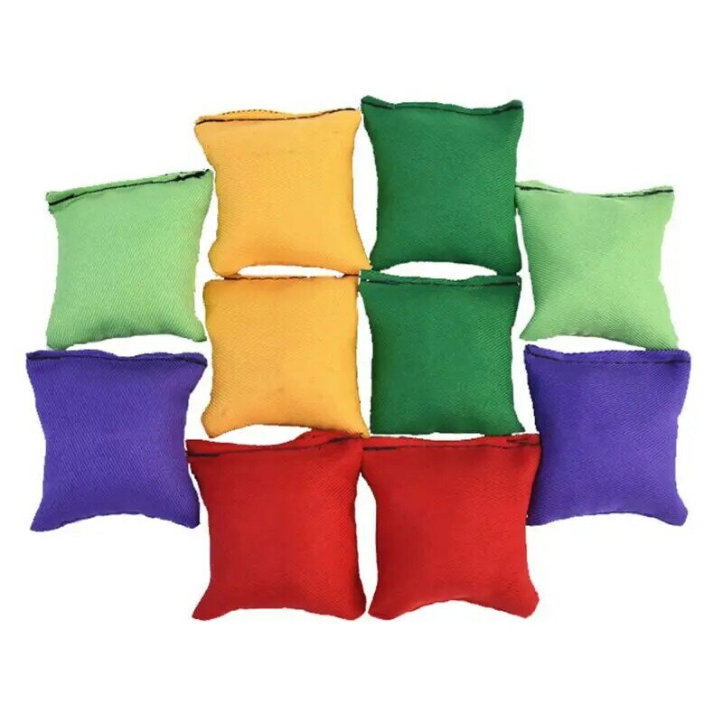 2Pcs Carnival Toss Bean Bags Throw Game Interactive Party Activity Early Learning Toy for Toddler Family Game Sports