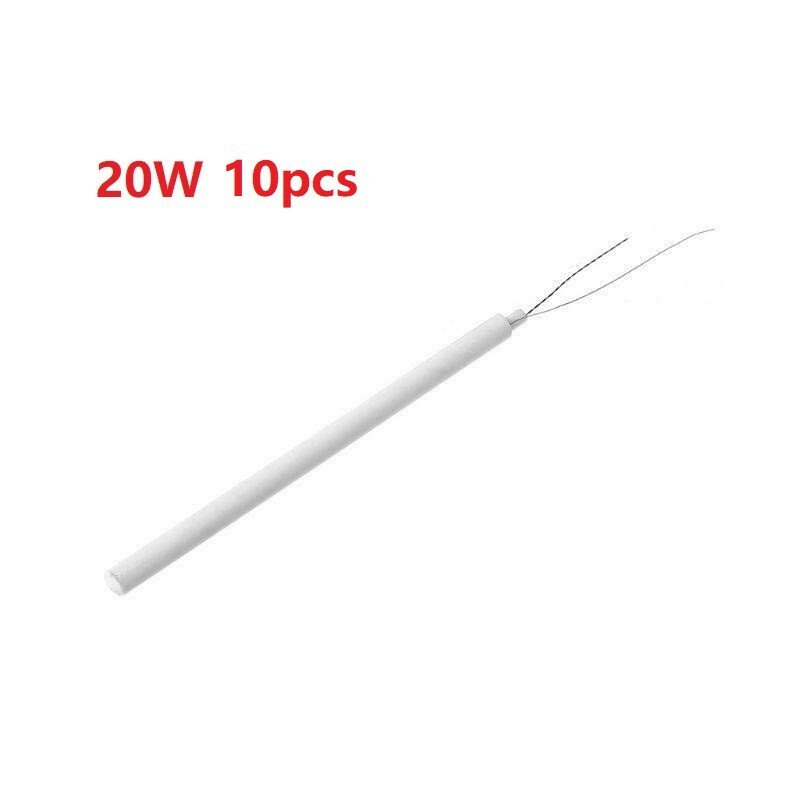 10Pcs 220V 20/30/50W Temperature Electric Soldering Iron Heater Ceramic Internal Heating Element Adjustable Long Iron Wire Tool