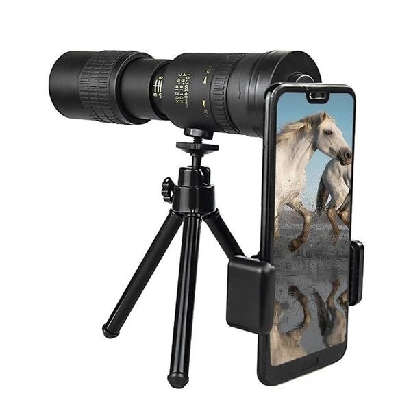 4K 10-300X40mm Super Telephoto Zoom Monocular กล้องส่องทางไกลแบบพกพาสำหรับ Beach Travel กลางแจ้งกิจกรรมกีฬา DropShipping