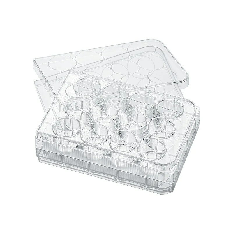 LABSELECT-12-Well Cell Culture Plate, Embalagem de papel plástico, 11212