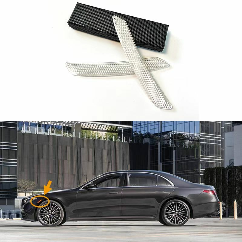 2pcs Car Reflective Sticker Car Door Stickers Decal Warning Reflective Tape Strips 3 Colors Safety Mark Auto Reflector Stickers