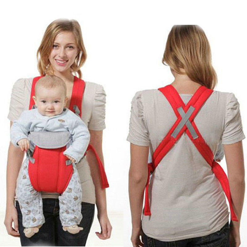 Respirável frente enfrentando portador de bebê confortável estilingue mochila bolsa envoltório bebê canguru ajustável segurança transportadora
