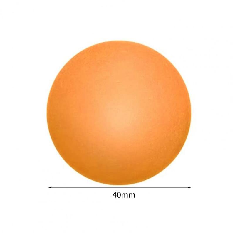 50 sztuk/paczka 40mm matowe Ping-Pong Ball przenośne białe pomarańczowe odporne na rdzę stół piłka tenisowa ABS piłki treningowe