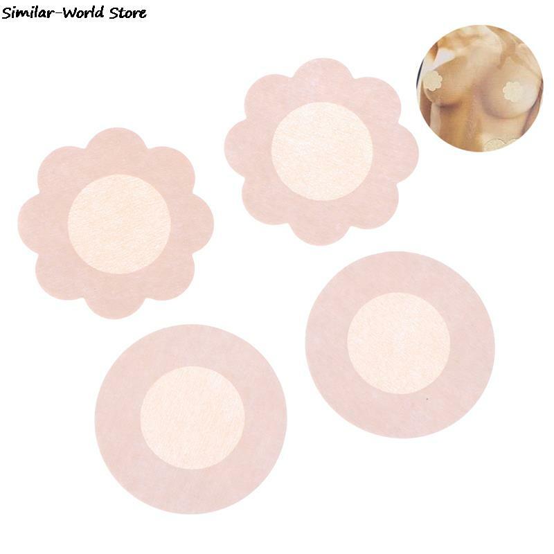 10 pc Bra Pasties Pad Invisible Chest Stickers Nipple Covers Intimate Accessories Non-woven Breast Patch Non-slip