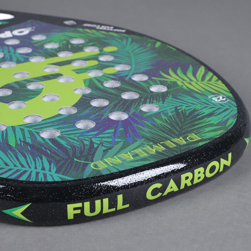 Optum palmland 3k fibra de carbono superfície áspera raquete de tênis praia com saco capa