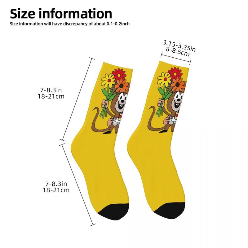 3D-Druck gemütliche Unisex-Socken, warme Krtek kleine Maul wurf interessante vier Jahreszeiten Socken