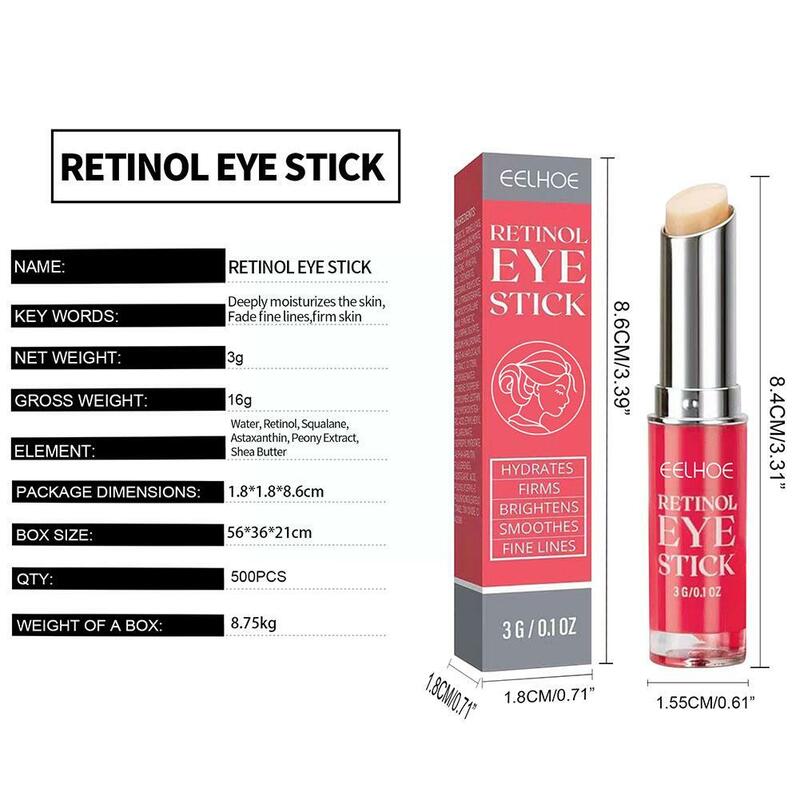 Retinol Eye Stick Retinol Anti-wrinkle Eye Cream Anti Aging Eye Cream For Dark Circles And Puffiness Reduce Eye Bags And Wr X0S5