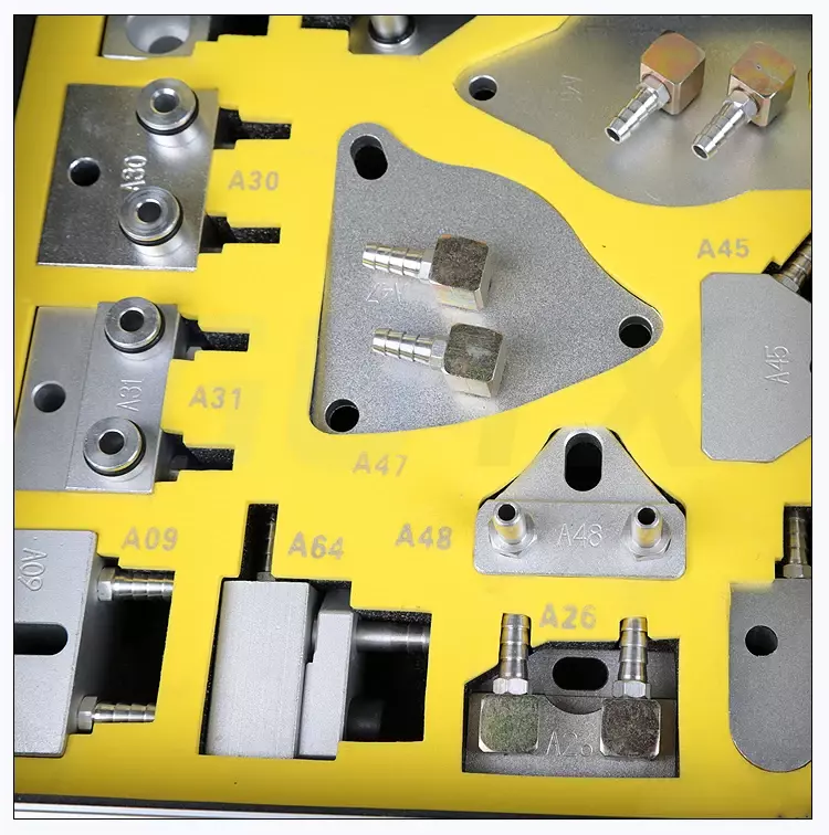 140 pz/set lega di alluminio cambio automatico automatico sostituzione olio cambio adattatori rapidi connettori ATF