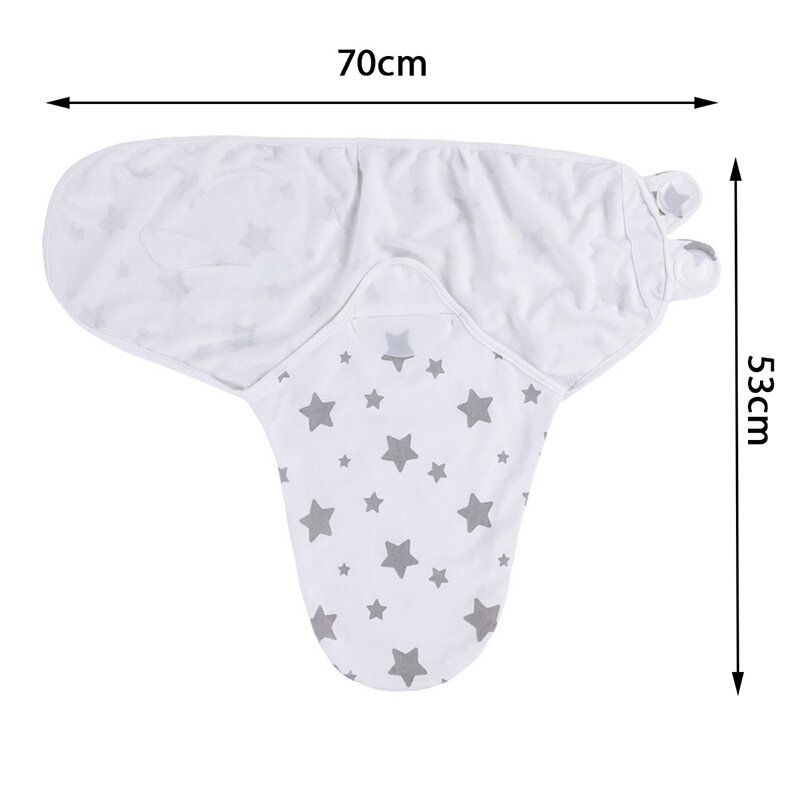 ชุดหมวกคลุมตัวเด็กทารกแรกเกิดผ้าคลุมห่อตัวทารกผ้าคอตตอนถุงนอน0-6เมตรอุปกรณ์เสริมสำหรับผ้าพาดบ่า
