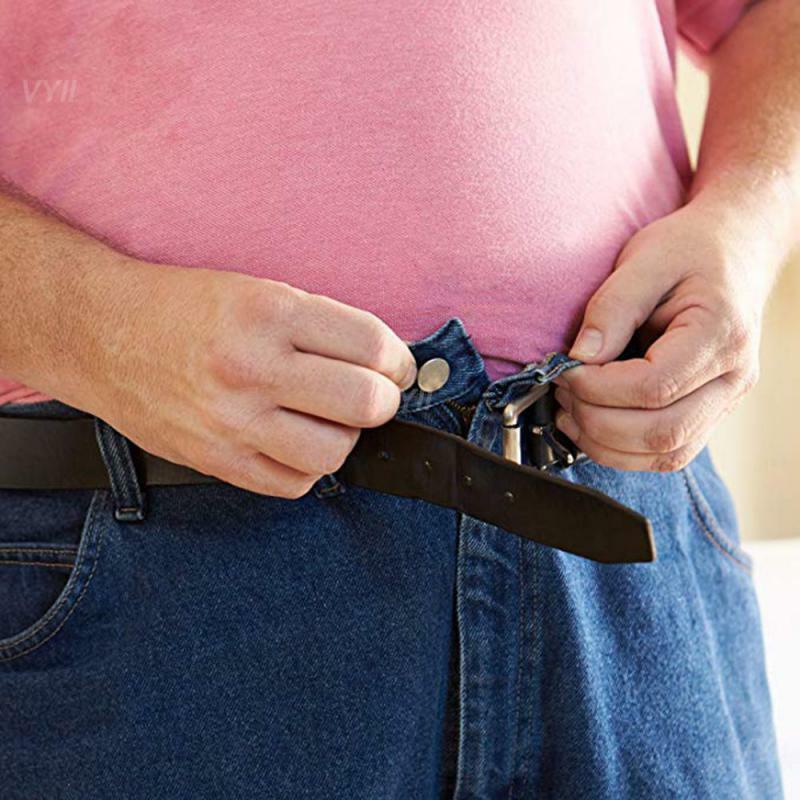 1~5PCS Jeans Waistband Extension Easy To Wear Elastic Band Versatile Waistband Adjustment Jeans Trousers Waist Expander Durable