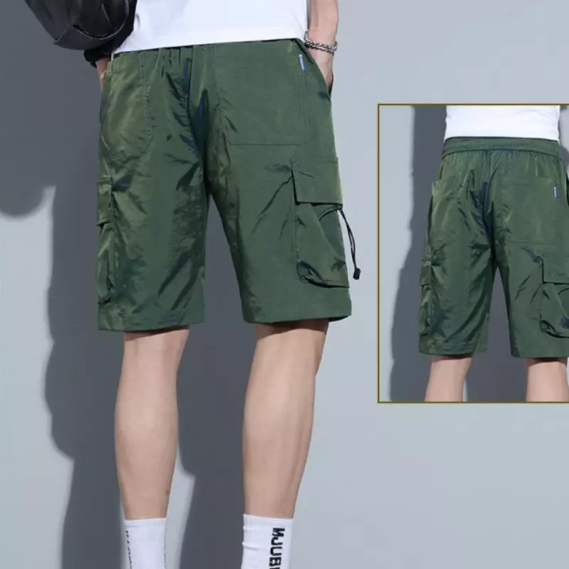 Men's Cargo Shorts New In Homme Casual Free Shipping Front Pocket Male Bermuda Short Pants Y2k Strech Jogger Comfortable Luxury