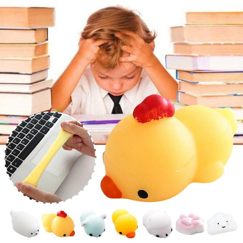 Stress Relief Brinquedos para Crianças, Kawaii Squeeze Mochi, Brinquedos Animais, Bola Antistress, Favores do partido, M7y6