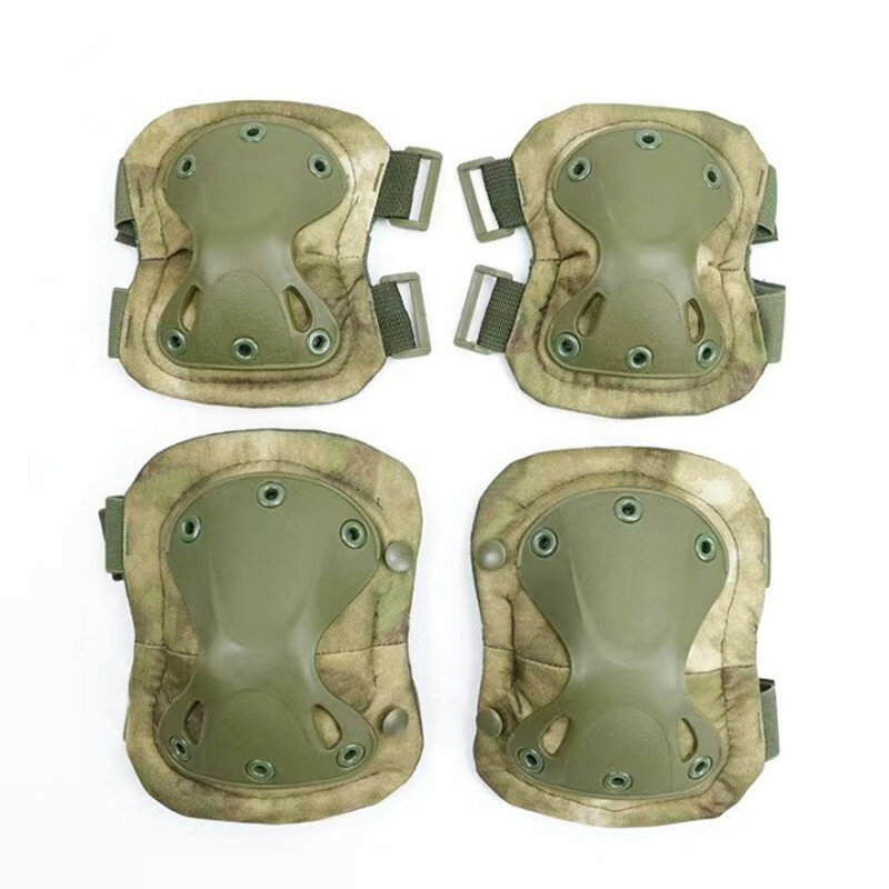 Tactical Knee Pad Elbow CS Military Protector Army Airsoft Outdoor Sport Gear Knee Motorcycle Knee Pads Safety Protective Pads